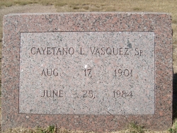 Cayetano L. Vasquez Sr.