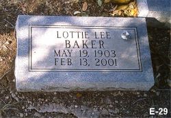 Lottie Lee Baker