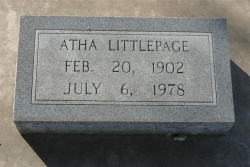 Atha Littlepage Sweeten