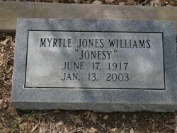 Myrtle Jones "Joesy" Williams
