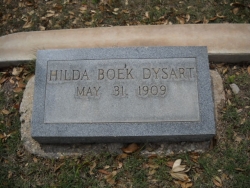 Hilda Boek Dysart