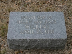 Infant Son Wilkins