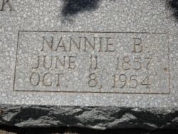 Nannie B. Buck