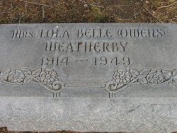 Lola Belle Owens Weatherby
