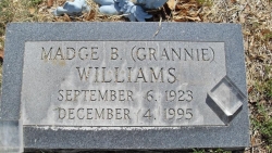 Madge B. (Grannie) Williams