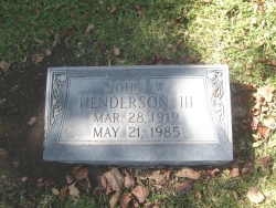 John W. Henderson III