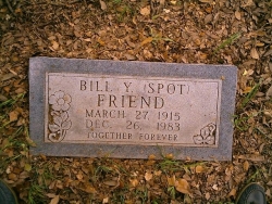 Bill Y "Spot" Friend