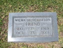 Wilma Hutcherson Friend