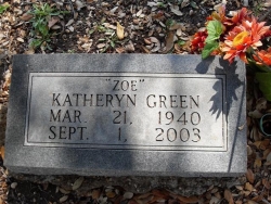 Katheryn "Zoe" Green