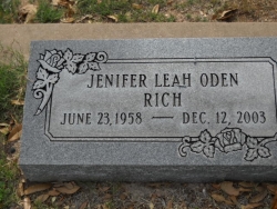 Jennifer Leah Oden Rich