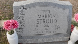 (Pete) Marion Stroud