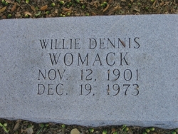 Willie Dennis Womack